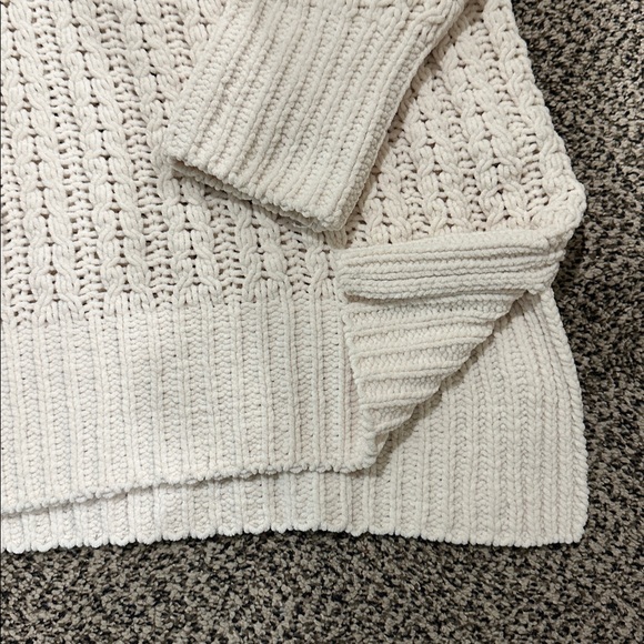 Aerie Cream Cowl Neck Sweater - Picture 3 of 5